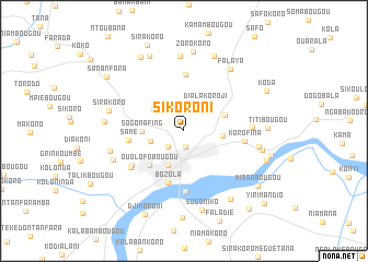 map of Sikoroni