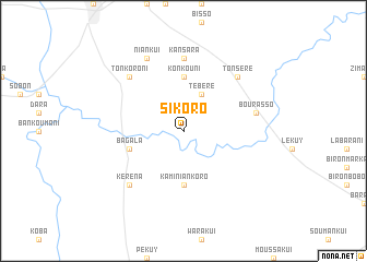 map of Sikoro