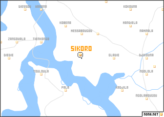 map of Sikoro