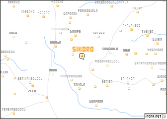 map of Sikoro