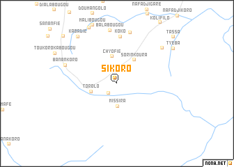 map of Sikoro