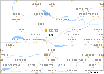 map of Sikorz