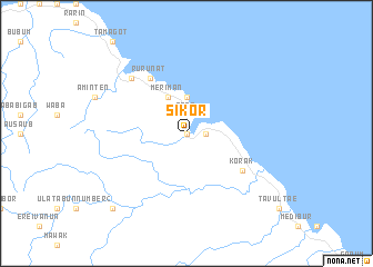 map of Sikor