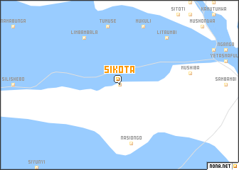 map of Sikota