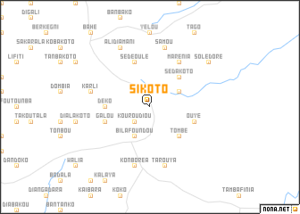 map of Sikoto