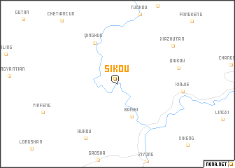 map of Sikou