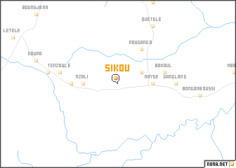 map of Sikou