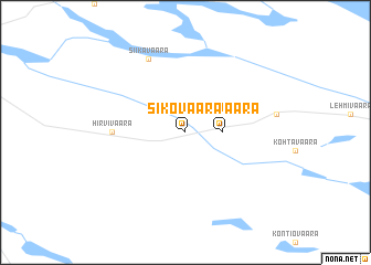 map of Sikovaara