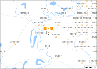 map of Sikri