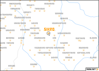 map of Sikro