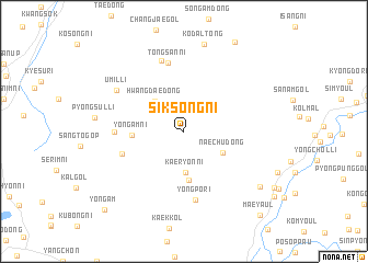 map of Siksong-ni