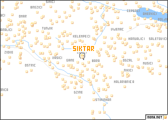 map of Siktar