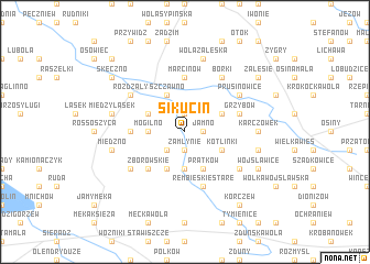 map of Sikucin