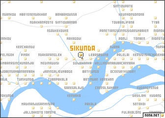 map of Si Kunda