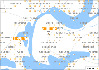 map of Si Kunda