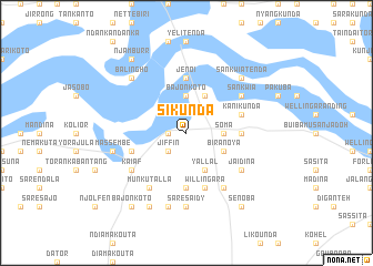 map of Si Kunda