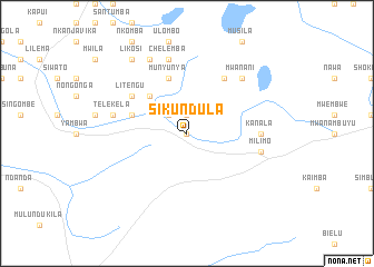 map of Sikundula