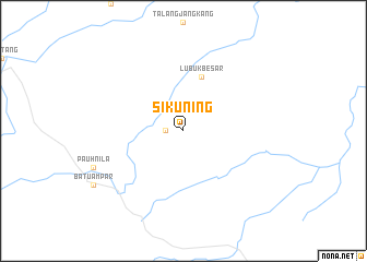 map of Sikuning