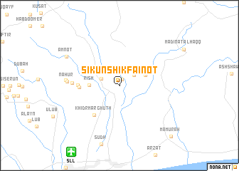 map of Sikun Shikfainot
