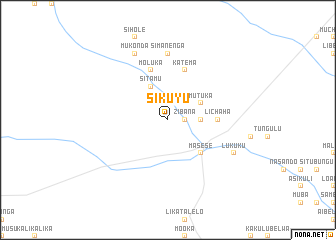 map of Sikuyu