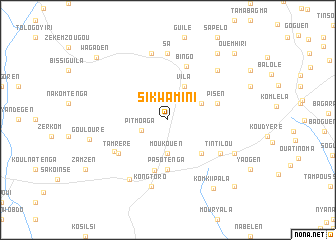 map of Sikwamini