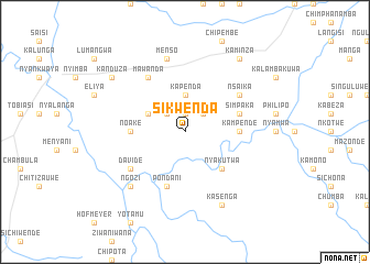 map of Sikwenda