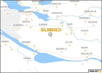 map of Silabrieži