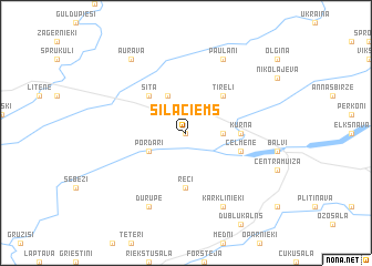 map of Silaciems