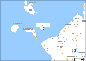 map of Siladen