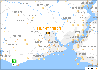 map of Silahtarağa