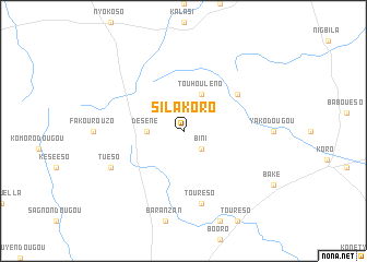 map of Silakoro