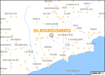 map of Silañgang Isabang