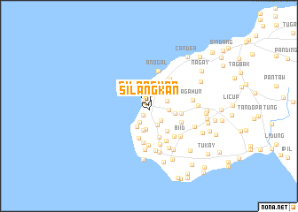 map of Silangkan