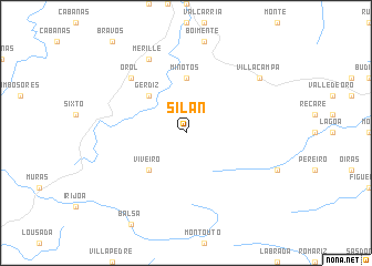 map of Silán