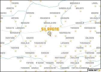 map of Silapéné