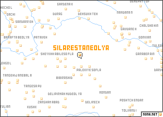 map of Sīlārestān-e ‘Olyā