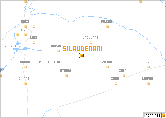 map of Sila-Ūdenāni