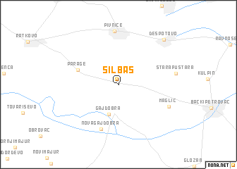 map of Silbaš