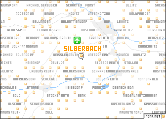 map of Silberbach