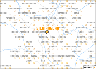 map of Silbianggau