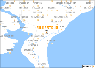 map of Sildestrup