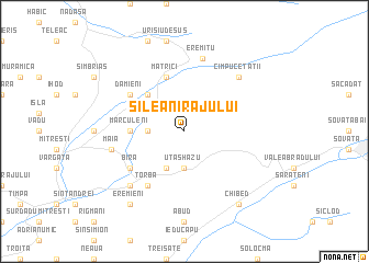 map of Şilea-Nirajului