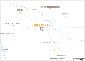 map of Siler City