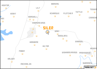 map of Siler