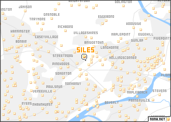 map of Siles