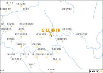 map of Silghāta