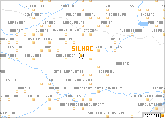 map of Silhac