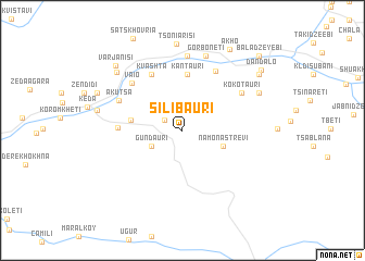 map of Silibauri