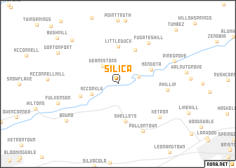 map of Silica