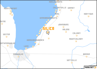 map of Silica